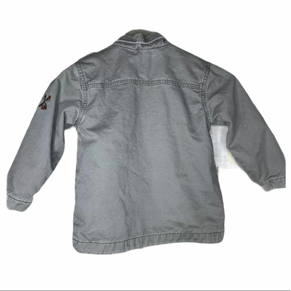 Old Navy Boys Jacket Size 4t Green Army Bomber
